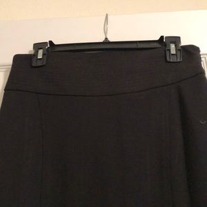 Sleek black skirt